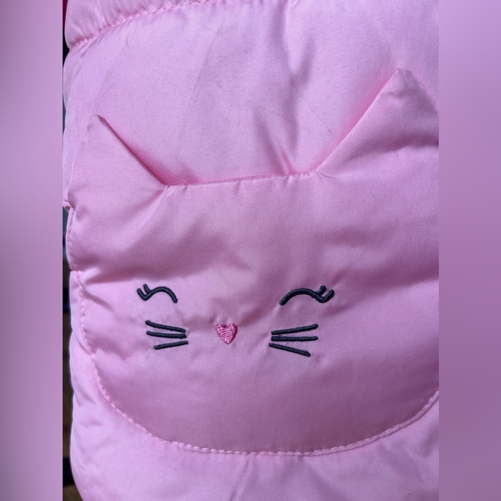 NEVER BEEN WORN Girls Carter’s pink winter jacket
